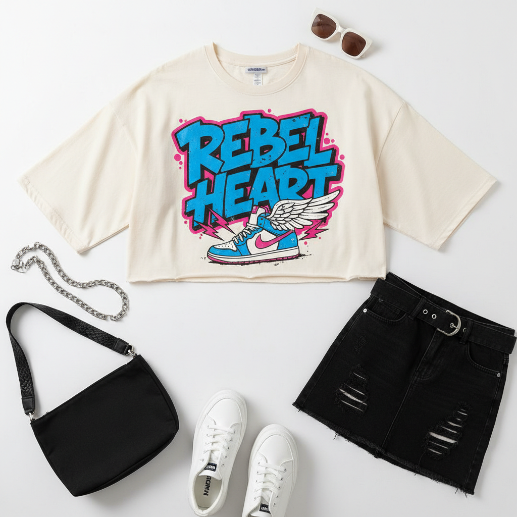 Women's Oversized Crop Tee